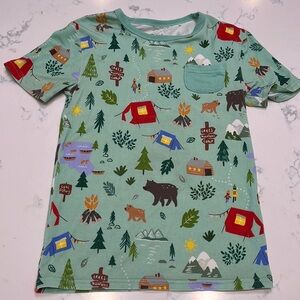 Little Sleepies Play shirt size 2T camping